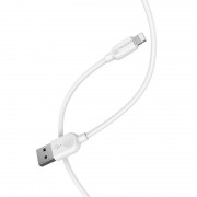 Дата кабель Borofone BX14 USB to Lightning (2m), Білий