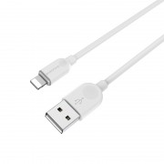 Дата кабель Borofone BX14 USB to Lightning (3m), Білий