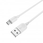 Дата кабель Borofone BX14 USB to MicroUSB (1m), Білий