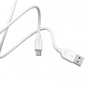 Дата кабель Borofone BX14 USB to MicroUSB (2m), Белый