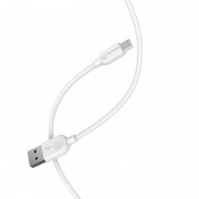 Дата кабель Borofone BX14 USB to MicroUSB (2m), Белый