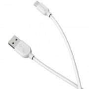 Дата кабель Borofone BX14 USB to MicroUSB (3m), Білий