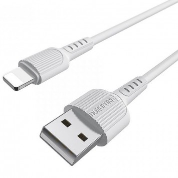 Дата кабель Borofone BX16 USB to Lightning (1m), Білий - Lightning - зображення 1 