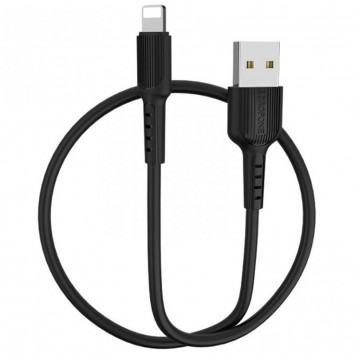 Дата кабель Borofone BX16 USB to Lightning (1m), Чорний - Lightning - зображення 1 