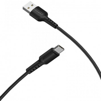 Дата кабель Borofone BX16 USB to Type-C (1m), Чорний - Type-C кабелі - зображення 1 