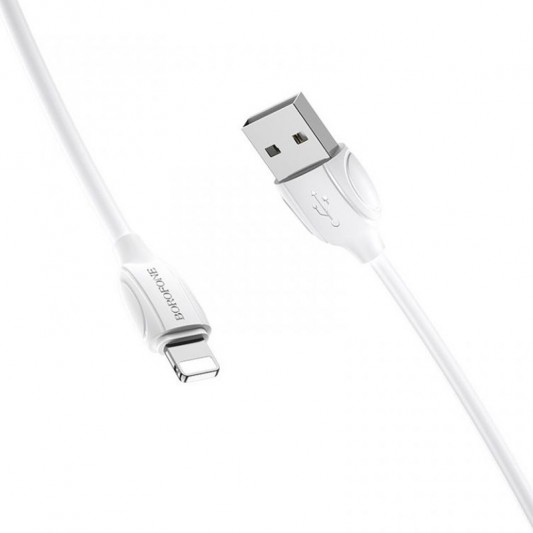 Дата кабель Borofone BX19 USB to Lightning (1m), Белый - изображение 1