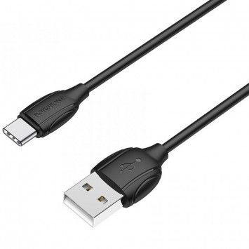 Дата кабель Borofone BX19 USB to Type-C (1m), Чорний - Type-C кабелі - зображення 2 