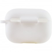 Силиконовый футляр для наушников AirPods Pro 2, Белый / White