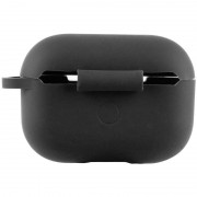 Силіконовий футляр для навушників AirPods Pro 2, Чорний / Black