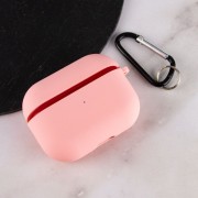 Силіконовий футляр з мікрофіброю для навушників Airpods Pro 2, Рожевий / Pink
