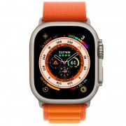 Ремінець Alpine Loop для Apple watch 42mm/44mm/45mm/49mm (m/l), Помаранчевий / Orange