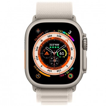Ремешок Alpine Loop для Apple watch 42mm/44mm/45mm/49mm (m/l), Серый / Starlight - Apple Watch - изображение 1