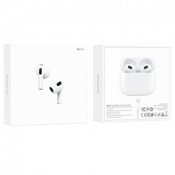 Bluetooth навушники BOROFONE BW20, Білий - TWS навушники - зображення 2 