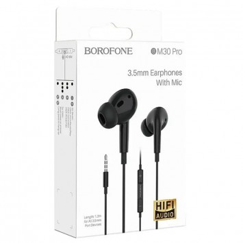 Навушники Borofone BM30 Pro 3.5mm, Чорний - Провідні навушники - зображення 3 