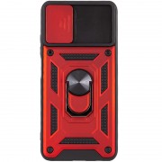 Ударопрочный чехол Camshield Serge Ring для Xiaomi Poco M4 Pro 5G, Красный