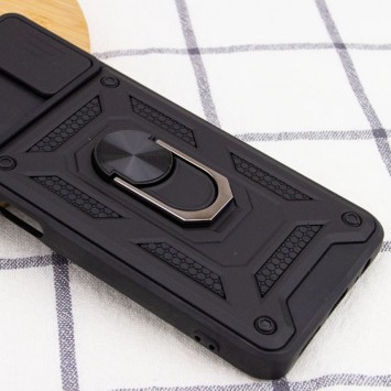 Ударопрочный чехол Camshield Serge Ring для Xiaomi Poco M4 Pro 5G, Черный - Чехлы для Xiaomi Poco M4 Pro 5G - изображение 1