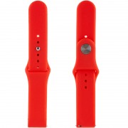 Силиконовый ремешок для Amazfit Bip/Bip U/Bip U Pro/Bip S/Samsung, 20 мм - Sport, Красный / Red