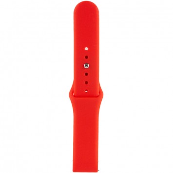 Силиконовый ремешок для Amazfit Bip/Bip U/Bip U Pro/Bip S/Samsung, 20 мм - Sport, Красный / Red - Ремешки для часов - изображение 3