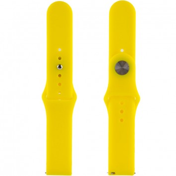 Силиконовый ремешок для Amazfit Bip/Bip U/Bip U Pro/Bip S/Samsung, 20 мм - Sport, Желтый / Neon Yellow - Ремешки для часов - изображение 1
