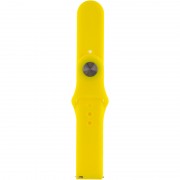 Силіконовий ремінець Amazfit Bip/Bip U/Bip U Pro/Bip S/Samsung, 20 мм - Sport, Жовтий / Neon Yellow