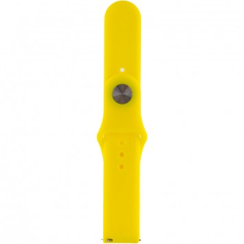 Силіконовий ремінець Amazfit Bip/Bip U/Bip U Pro/Bip S/Samsung, 20 мм - Sport, Жовтий / Neon Yellow - Ремінці для годинників - зображення 2 
