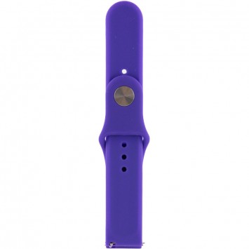 Силіконовий ремінець Amazfit Bip/Bip U/Bip U Pro/Bip S/Samsung, 20 мм - Sport, Фіолетовий / Purple - Ремінці для годинників - зображення 1 