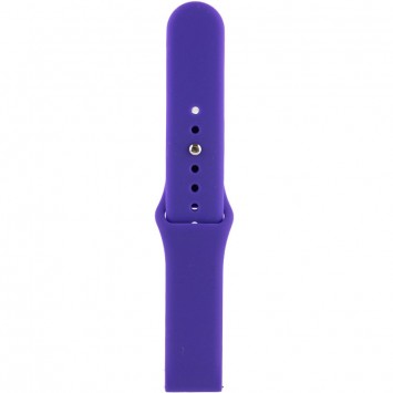 Силіконовий ремінець Amazfit Bip/Bip U/Bip U Pro/Bip S/Samsung, 20 мм - Sport, Фіолетовий / Purple - Ремінці для годинників - зображення 2 