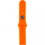 Силиконовый ремешок для Amazfit Bip/Bip U/Bip U Pro/Bip S/Samsung, 20 мм - Sport, Оранжевый / Orange