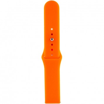 Силіконовий ремінець для Amazfit Bip/Bip U/Bip U Pro/Bip S/Samsung, 20 мм - Sport, Помаранчевий / Orange - Ремінці для годинників - зображення 2 