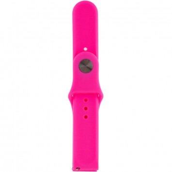 Силіконовий ремінець Amazfit Bip/Bip U/Bip U Pro/Bip S/Samsung, 20 мм - Sport, Рожевий / Barbie pink - Ремінці для годинників - зображення 1 