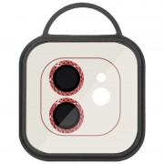 Захисне скло на камеру для Apple iPhone 12/12 mini/11 - Metal Shine, Червоний / Red