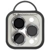 Защитное стекло на камеру для iPhone 12 Pro / 11 Pro / 11 Pro Max - Metal Shine, Серебряный / Silver