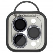 Защитное стекло Metal Shine на камеру (в упак.) для Apple iPhone 13 Pro / 13 Pro Max, Темно-Серый / Graphite
