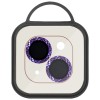 Защитное стекло Metal Shine на камеру (в упак.) для Apple iPhone 14 (6.1") / 14 Plus (6.7"), Фиолетовый / Purple