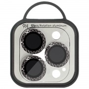 Защитное стекло на камеру для iPhone 14 Pro / 14 Pro Max - Metal Shine (в упак.), Темно-Серый / Space Black