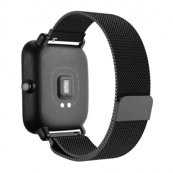 Ремінець Milanese Loop для Xiaomi Amazfit / Samsung 20 mm, Black - Ремінці для годинників - зображення 1 
