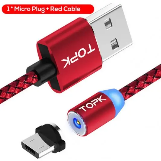 Магнитный usb кабель Topk - изображение 7