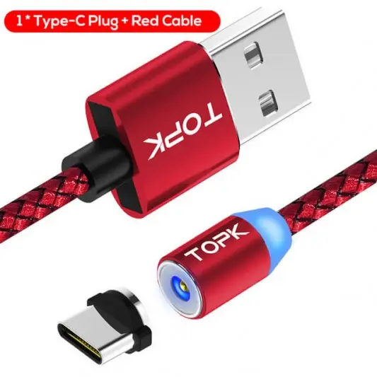 Магнитный usb кабель Topk - изображение 1
