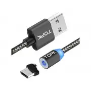 Магнитный кабель, коннектор для зарядки: Type C, Micro USB, Iphone