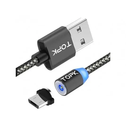 Магнитный usb кабель Topk