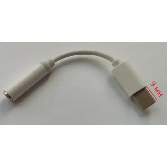 Перехідник на навушники з Type C 9 мм для Blackview BV6300/BV6300 PRO