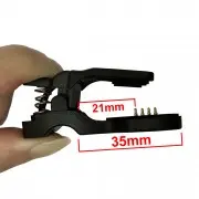 Кабель зарядки для умных часов 4 коннектора 8 mm (универсальный), черного цвета