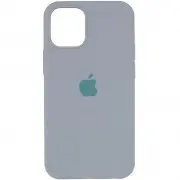 Чехол для Apple iPhone 12 mini (5.4"") - Silicone Case Full Protective (AA) (Серый / Mist Blue)
