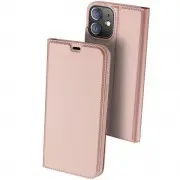 Чехол-книжка для Apple iPhone 12 mini (5.4"") - Dux Ducis с карманом для визиток (Rose Gold)