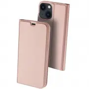 Чохол-книжка для iPhone 13 - Dux Ducis з кишенею для візиток (Rose Gold)