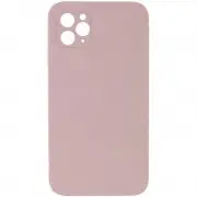 Чехол для Apple iPhone 12 (6.1"") - Silicone Case Lakshmi Square Full Camera (Розовый / Pink Sand)