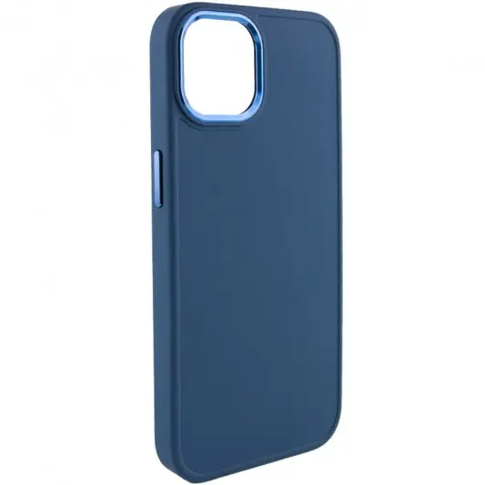 TPU чехол для Apple iPhone 12 Pro / 12 (6.1"") - Bonbon Metal Style (Синий / Cosmos blue)