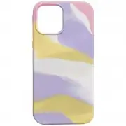 Чохол для Apple iPhone 12 Pro / 12 (6.1"") - Silicone case full Aquarelle (Сіреново-жовтий)