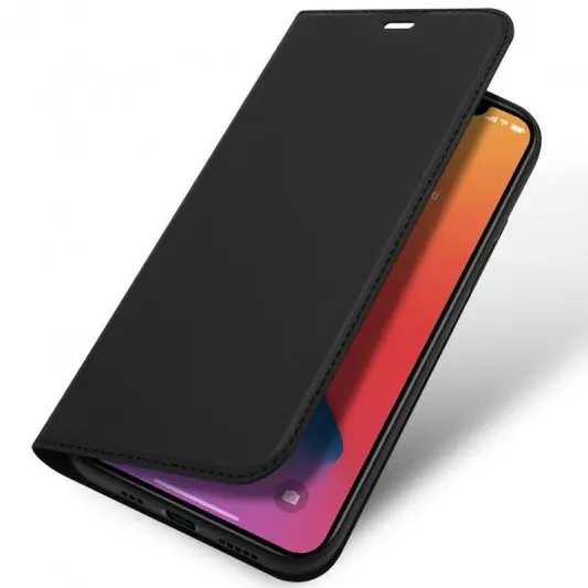 Чехол-книжка для Apple iPhone 12 mini (5.4"") - Dux Ducis с карманом для визиток (Черный) - изображение 1