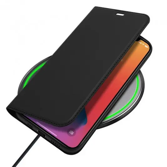 Чехол-книжка для Apple iPhone 12 mini (5.4"") - Dux Ducis с карманом для визиток (Черный) - изображение 2